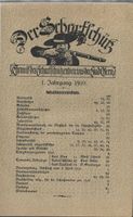 Der Scharfschütz Stadt Bern 1910–1912