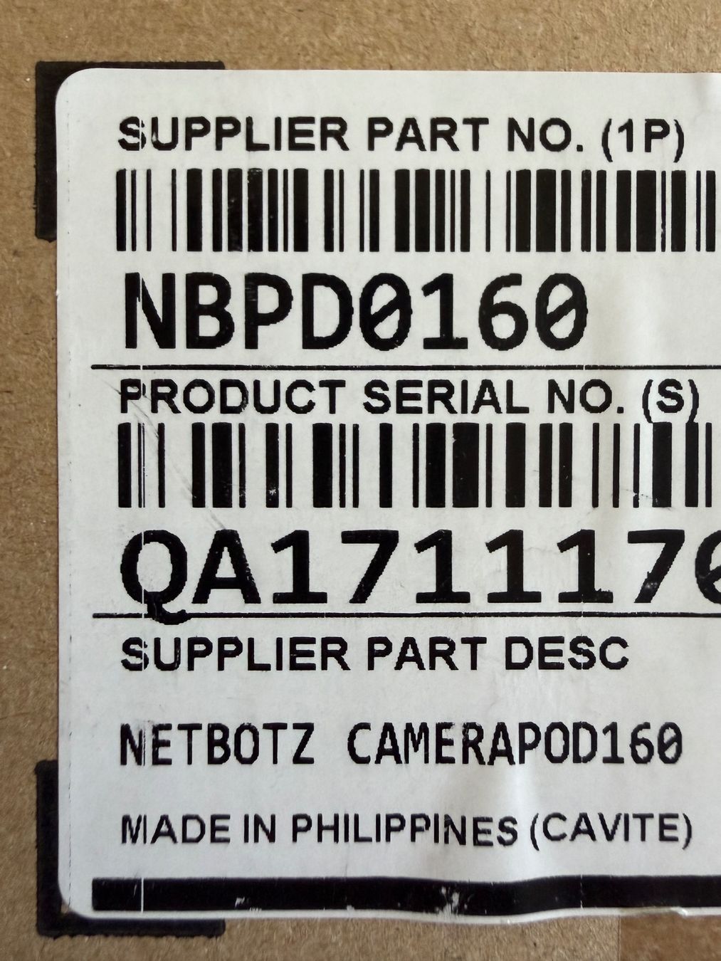 Webcam: APC NetBotz NBPD0160A Network Camera CP160 – Nuovo (secondo la descrizione) da versoix venduto da Aess 2