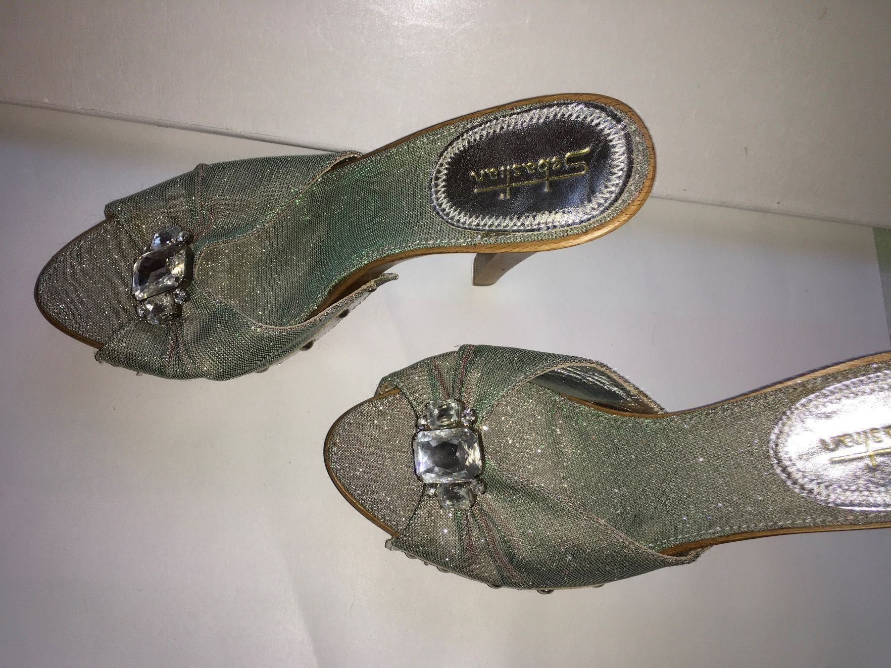 Damenschuhe: Sebastian Pumps /Sandaletten 38 silber – Neu (gemäss Beschreibung) aus Zug von smile060 6