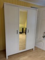 Kleiderschrank 3-Türig mit Spiegel, Brusali