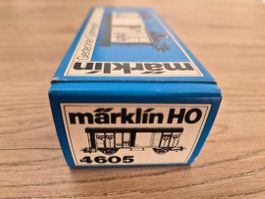 Leerkarton / OVP von Märklin Nr. 4605 für geschl. Güterwagen