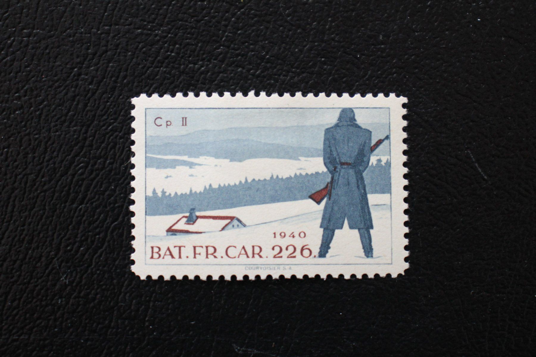 Tutti i francobolli: BAT. FR. CAR. 226.  C p II  1940 – Usato da Wiedlisbach venduto da Hrudolfo