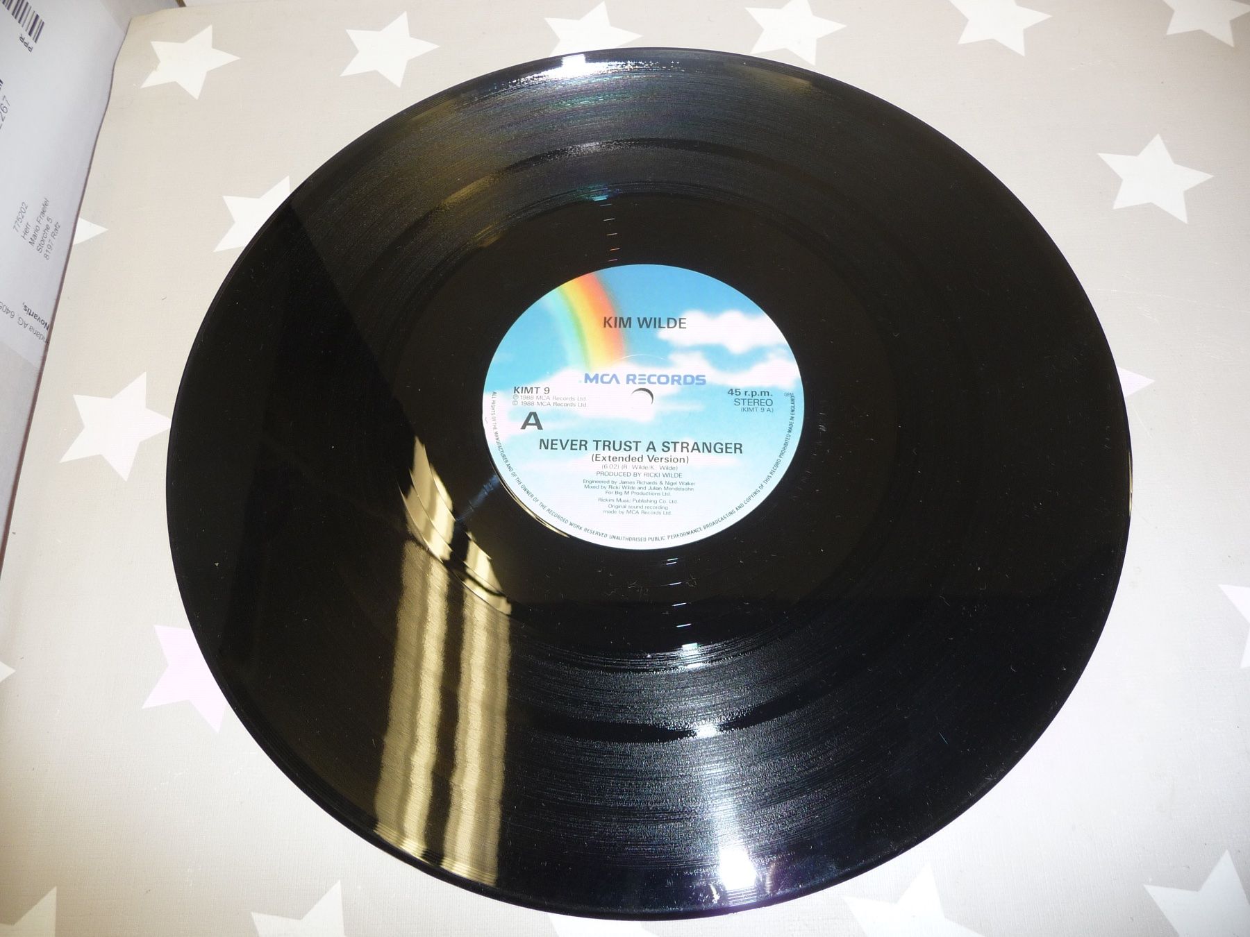 Dischi in vinile: LP: Kim Wilde Never Trust a Stranger – Usato da Rafz venduto da Powacaddy 2