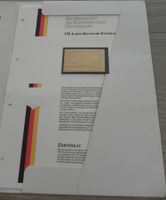 Goldene Briefmarke 150Jahre Deutsche Eisenbahn + Zertifikat