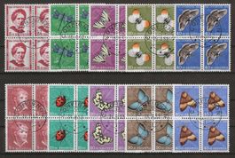 Pro Juventute Serie 1951 + 1952 im VB - Confignon