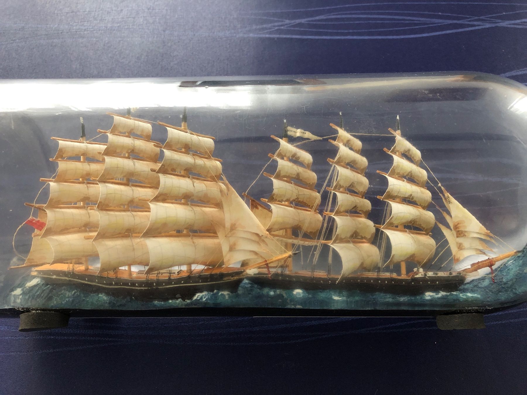 Kit di modellismo & Modellini statici: Buddelschiff / Flaschenschiff CUTTY SARK & THERMOPYLAE – Usato da Steffisburg venduto da bwt56 1