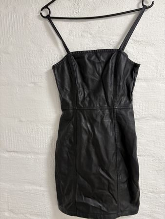 Damen Kunstlederkleid,Gr.34