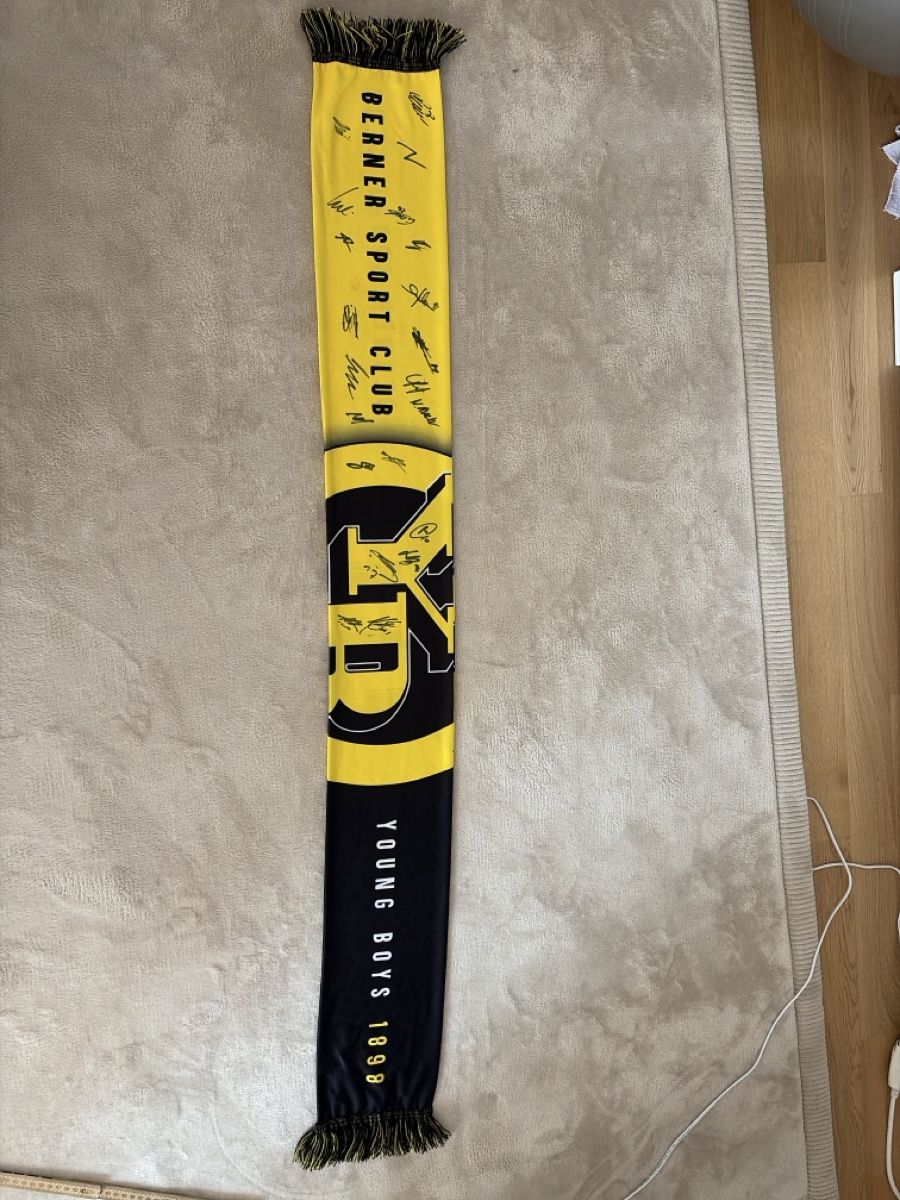 Foulard & Sciarpe: Fanschal YB mit Unterschriften – Usato da Kerzers venduto da Beluluu 1
