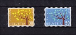 Europa 1962 branche courte ** (valeur cat. 80 CHF)