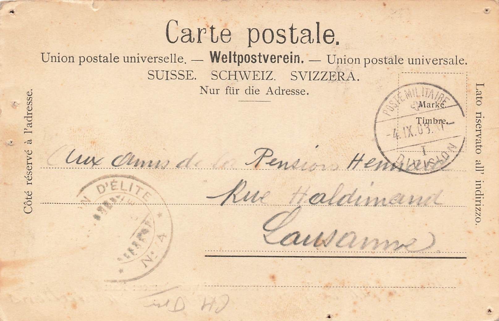 Cartoline postali: Militare Militär Militaire Feldpost – Usato da Biasca venduto da Blenio71 1