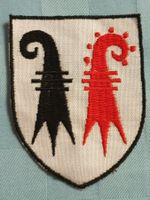 Vintage Badge Wappen Kanton Basel ST. GALLER STICKEREI