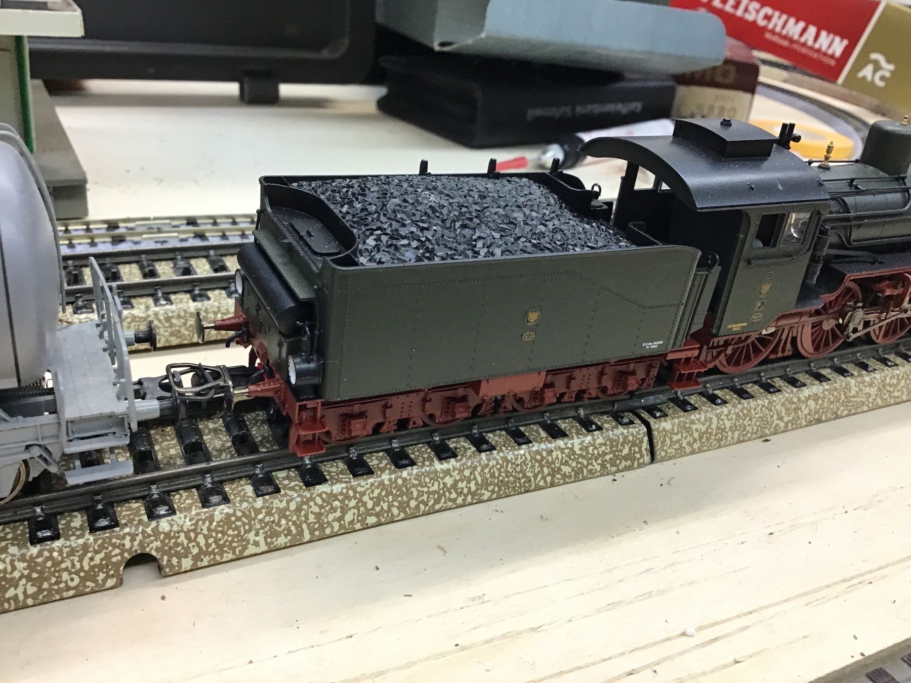 Fleischmann Trains électriques: Fleischmann AC 393771 Dampflok BR 38 mit Sound Decoder – Neuf (Voir description) à Männedorf par Modelle-aller-Art 5