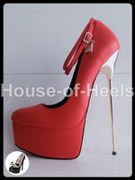 Escarpins Giaro Slick Essence 46 talon 23cm plateau 7cm cuir