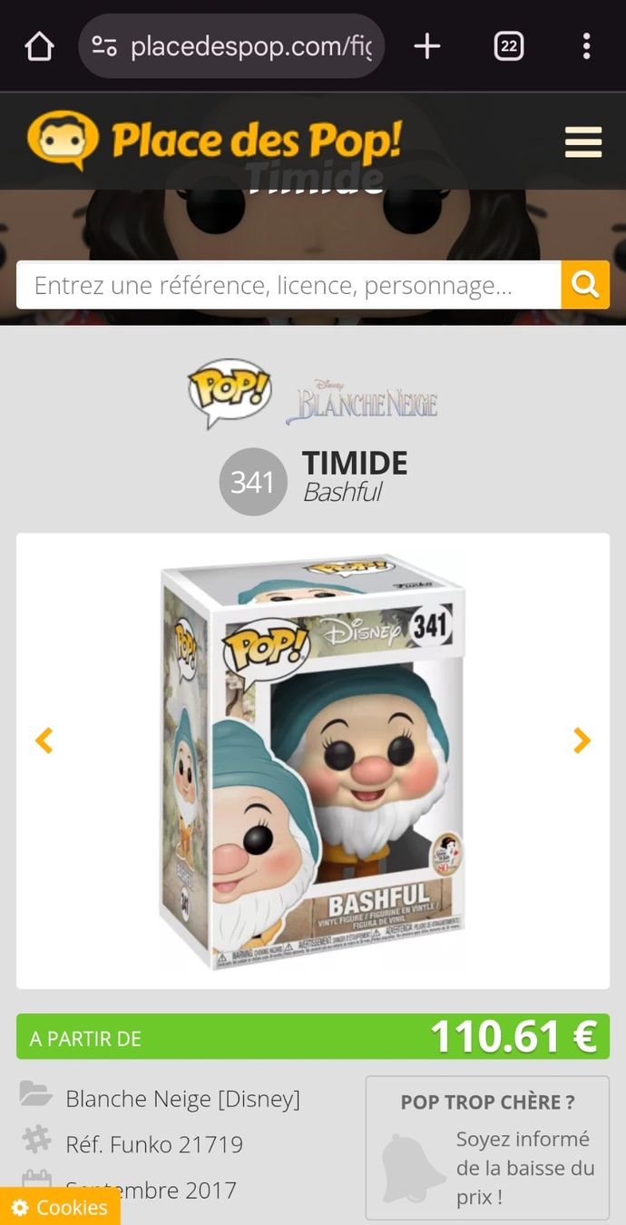 Funko Statuette: FUNKO POP - Bashful/Timide 341 – Usato da Riaz venduto da Murielbhs 2