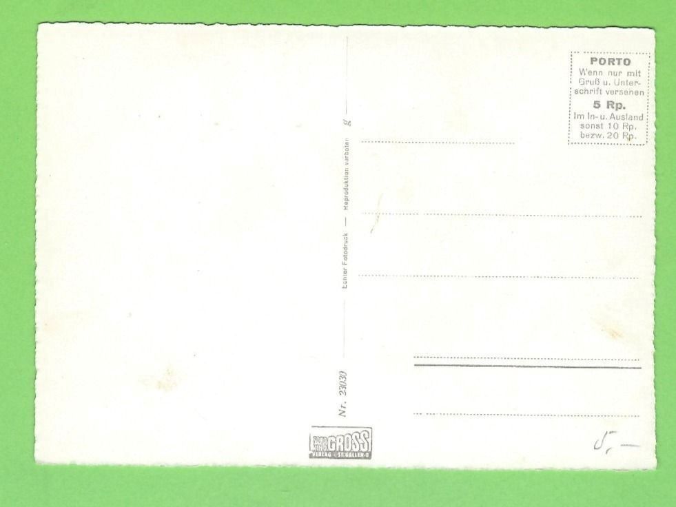 Cartoline postali: Drahtseilbahn Unterwasser - Jltius – Usato da Zürich venduto da t24_de 1
