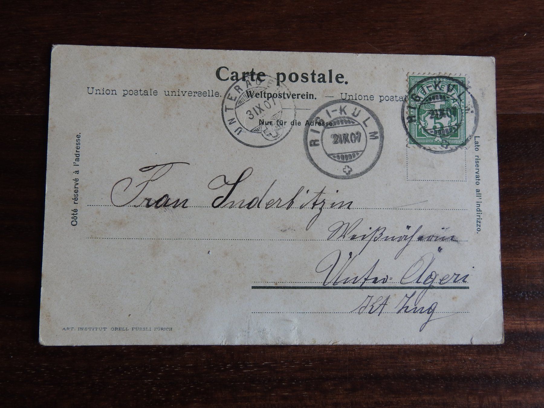 Cartes postales: Rigi - Kulm, das Brockengespenst ! – D'occasion à Rain par 999-800-K 1