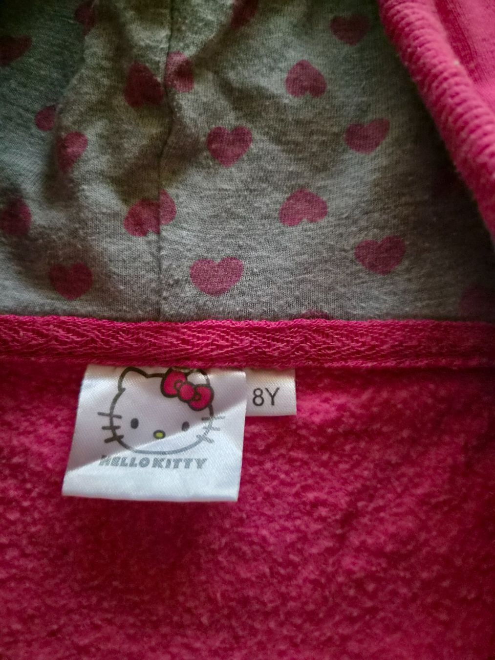 Jacken & Mäntel: Hello Kitty Kapuzenjacke, Gr. 128, Pink – Gebraucht aus Ibach von urs_sl5h 3