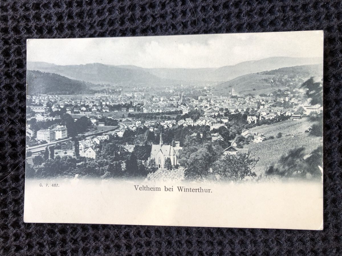 Ansichtskarten: Ansichtskarte Veltheim – Gebraucht aus Näfels von fritzjk