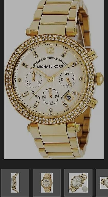 Orologi: Michael Kors Uhr Parker gold – Usato da Rüti ZH venduto da la-93 2