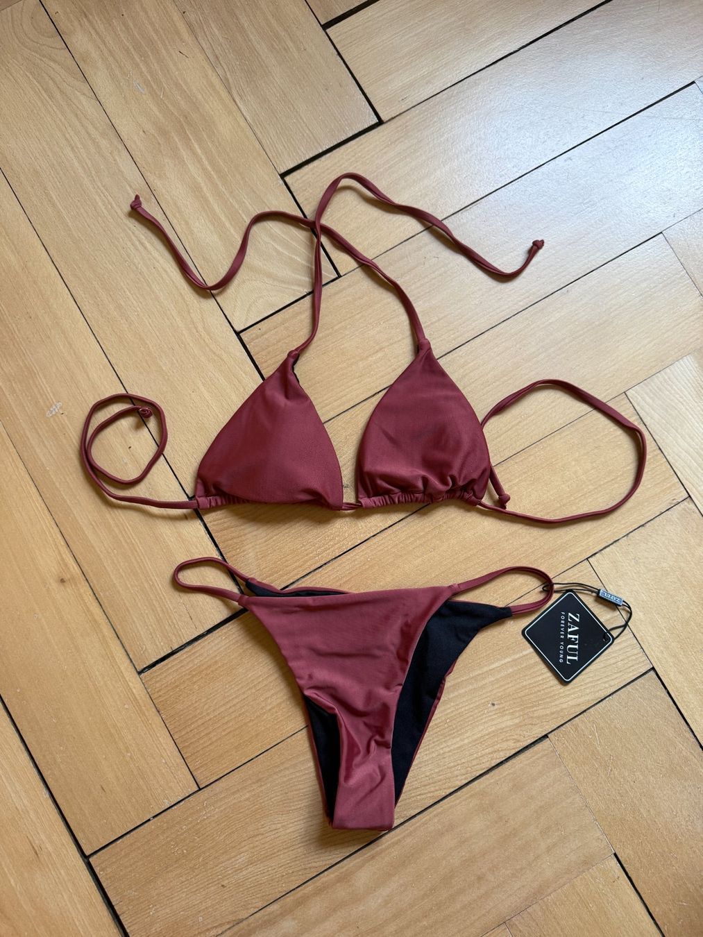 Zaful Costumi da bagno & Bikini: ZAFUL - Bikini rostbraun M (NEU) – Nuovo e nell'imballaggio originale da Zürich venduto da Diazaio
