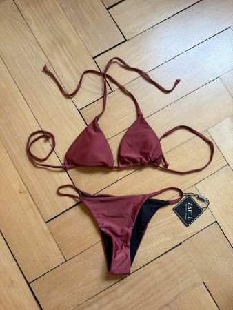 ZAFUL - Bikini rostbraun M (NEU)