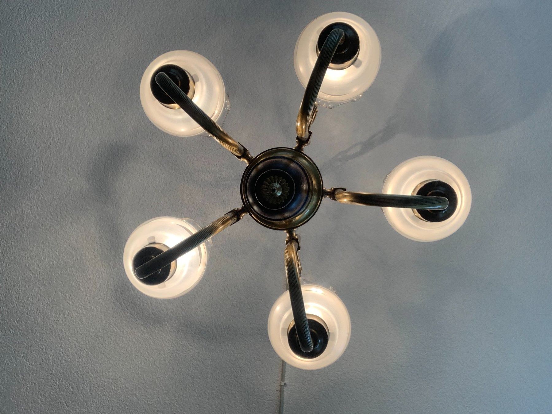 Lampadari & plafoniere: Kronleuchter 5-armig, super Blickfang, Tadelloser Zustand – Usato da Sarmenstorf venduto da habasa 4
