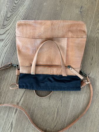 Mood Ledertasche zum Häkeln /Stricken 
