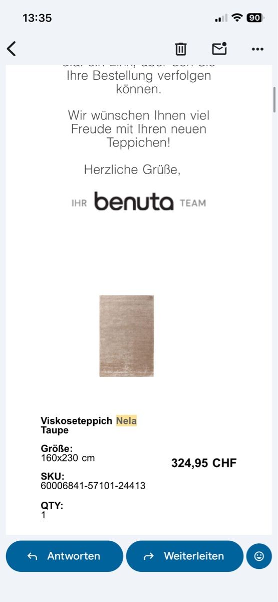 Tappeti: Benuta Viskose Teppich – Usato da Zürich venduto da eve_graf 7