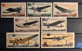Sowjetunion 1934 Flugzeuge Flugpost Komplettsatz