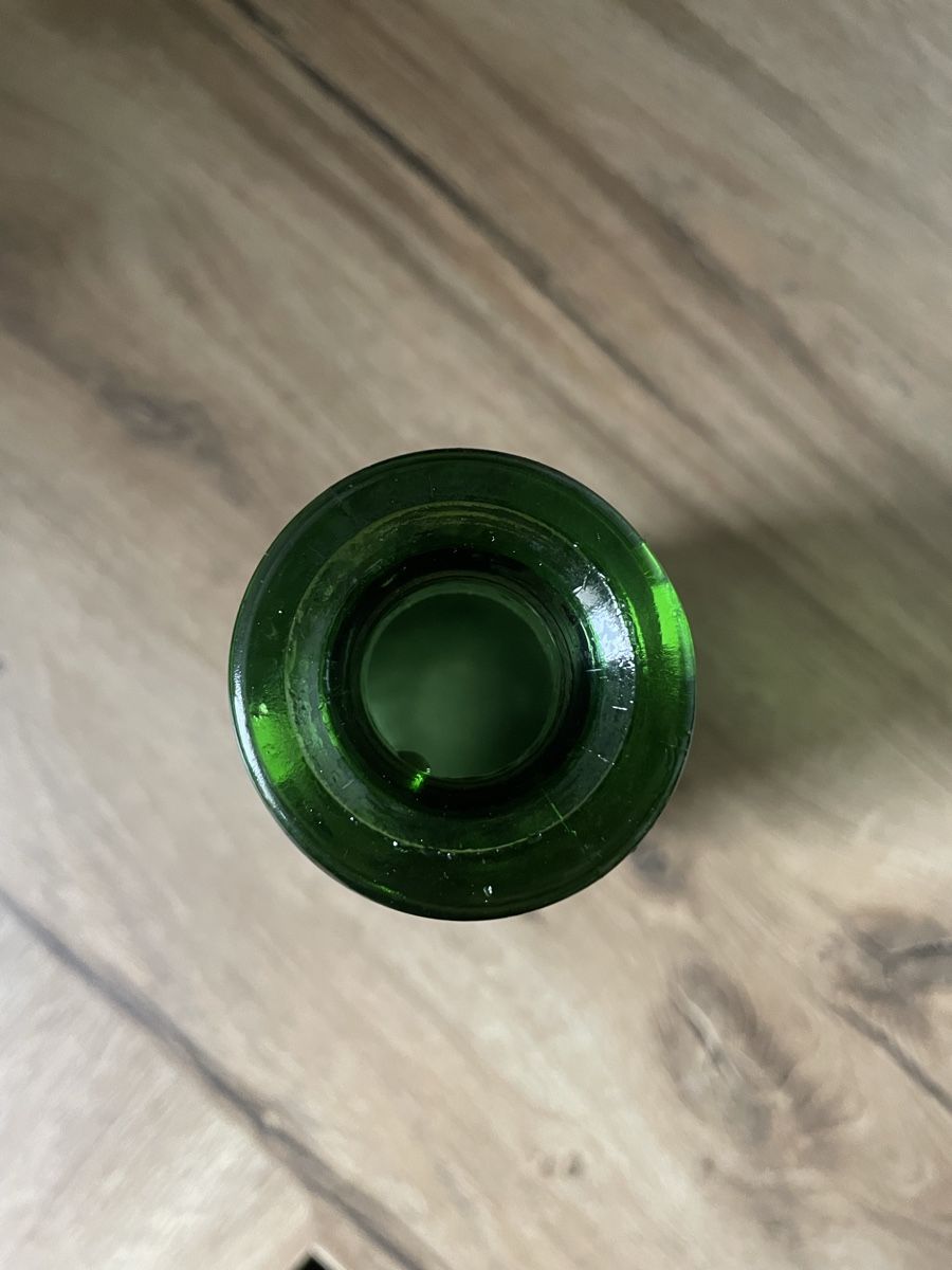 Bottiglie: Ancienne B outeille publicitaire verte GET 27 Peppermint – Usato da Lonay venduto da ju-71 3