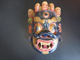 Mahakala Cham-Maske Tibet - Buddha Dharmapala Holzmaske