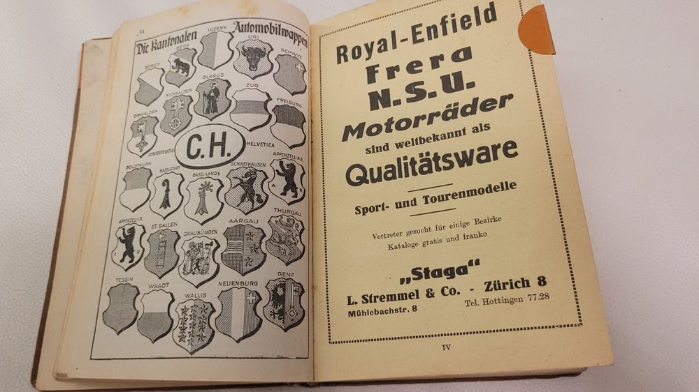 Motorrad Kalender Töff 1926 (Gebraucht) in nunningen für CHF 175 – mit