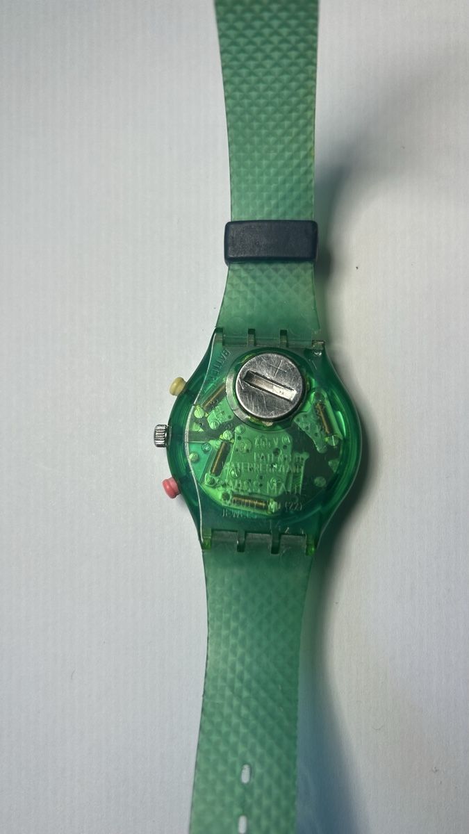 Swatch Orologi: RARE - Swatch Chrono FLASH - vert turquoise – Usato da Froideville venduto da Titlo 1