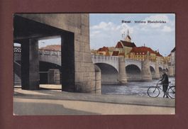 BASEL - Mittlere Rheinbrücke - 1921