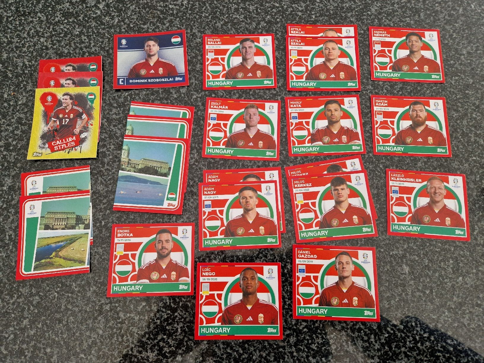 Topps Carte collezionabili: Topps Euro 2024 - Hungary – Usato da Romont FR venduto da raj_sjv9