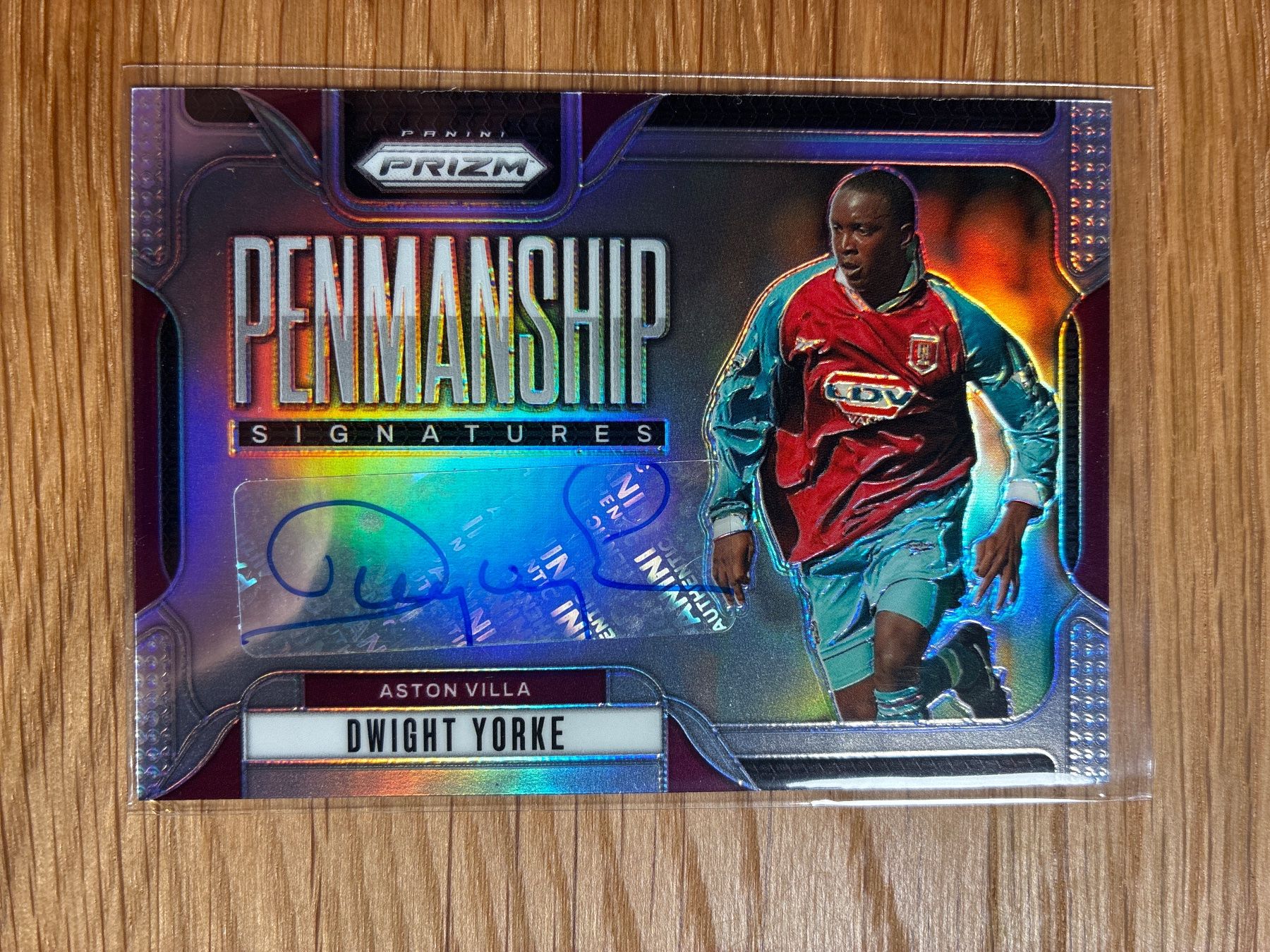 Topps Carte collezionabili: Panini Prizm Dwight Yorke Aston Villa Autogramm /99 – Usato da Wangenried venduto da Garagara