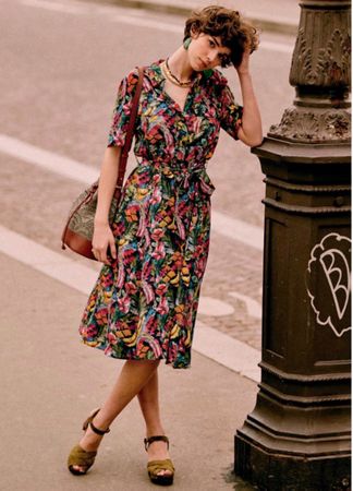 Neu Sézane Laurette Kleid Gr 38