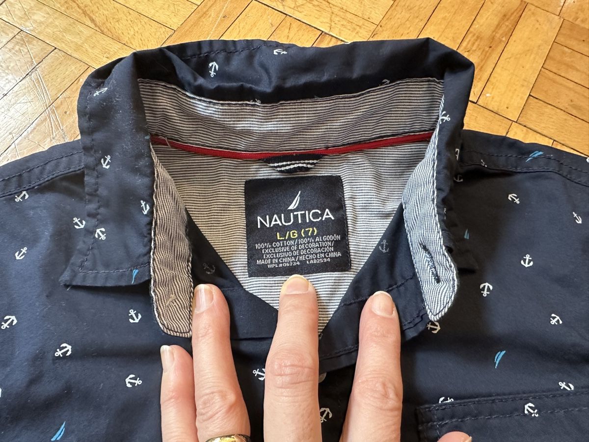 Camicie, T-shirt & Polo: Nautica Hemd mit Anker – Usato da Zürich venduto da Paleardi 1