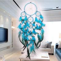Blauer Traumfänger - Dream Catcher - Attrape-rêve bleu