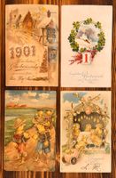 Alte Glückwunschkarten um 1900, nostalgische Raritäten
