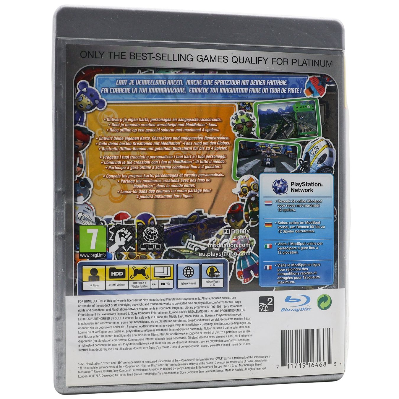 Giochi: ModNation Racers [Platinum] - PS3 – Usato da Paudex venduto da dindeboy 1