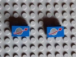 LEGO Classic Space - Bedruckte Bricks Moon Pattern - 3004p90