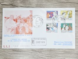 CL05 Enveloppe + Timbre Poste Vaticane 1984