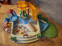 Freibad mit Rutsche Playmobil
