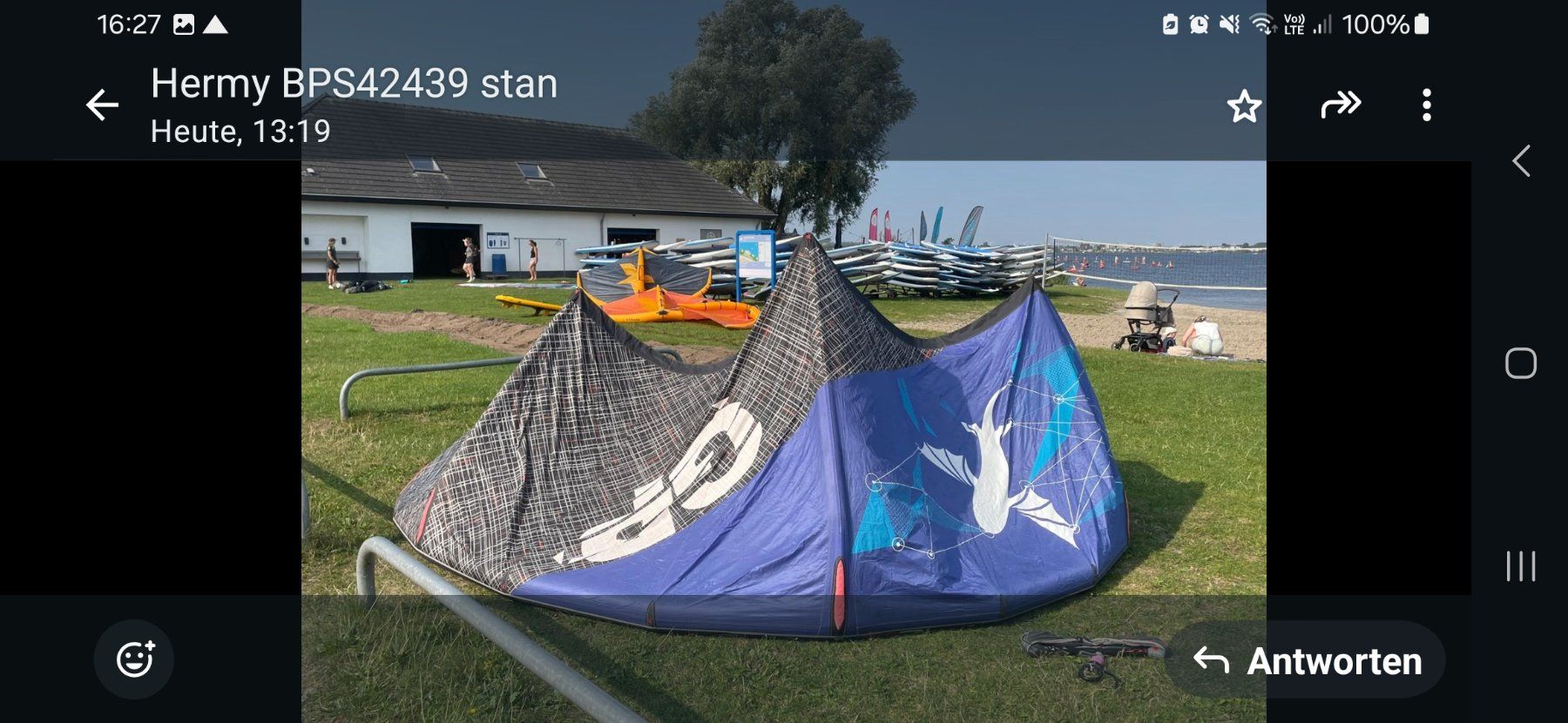 Kite: Biete kite 9qm – D'occasion à Domat Ems par carlo1sport
