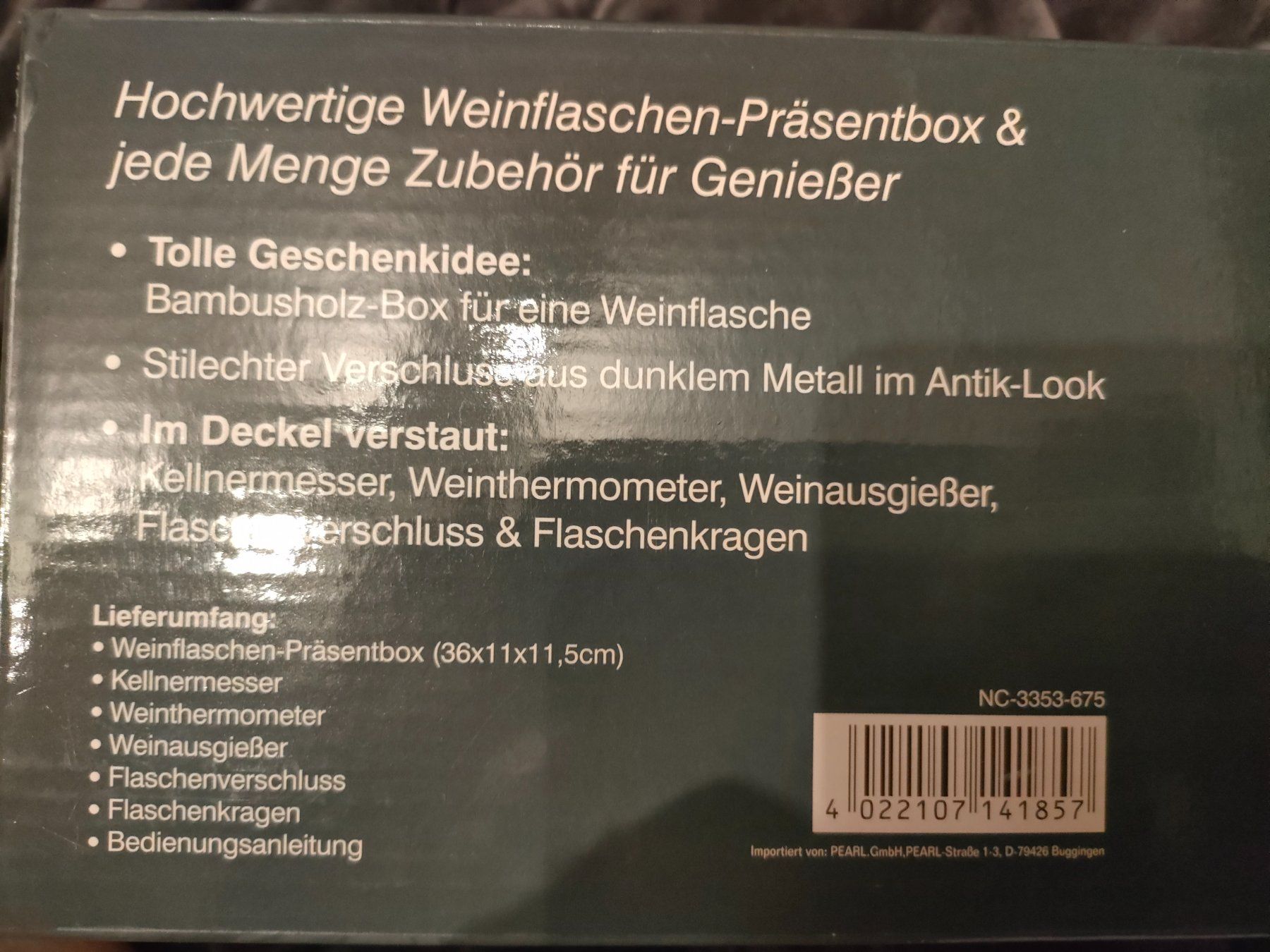 Apribottiglie & Tappi per chiusura: Wein Zubehör Geschenkbox – Nuovo (secondo la descrizione) da Muri AG venduto da Mupuputs 5