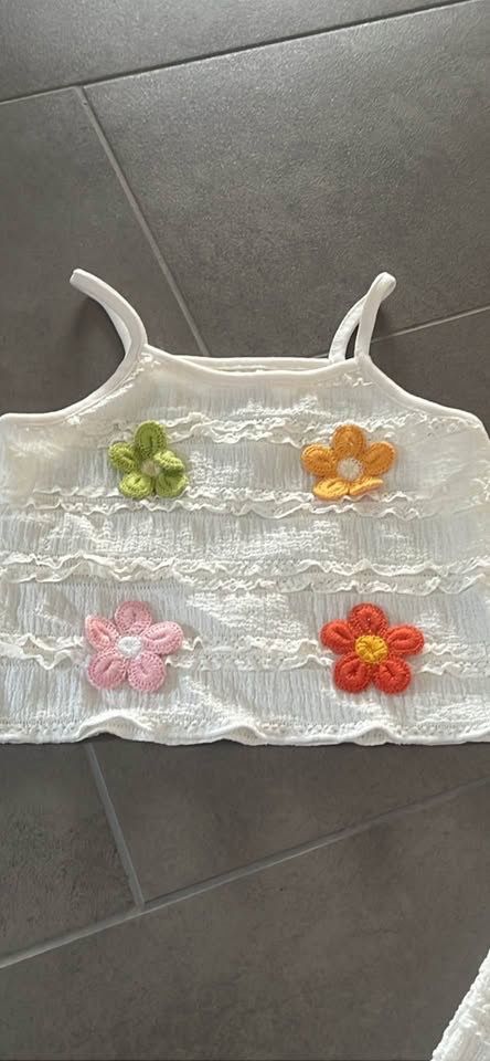 Hosen: Mädchen Set Top und Hose Gr. 120 – Neu (gemäss Beschreibung) aus Seon von Sunny-Schmuck78 1