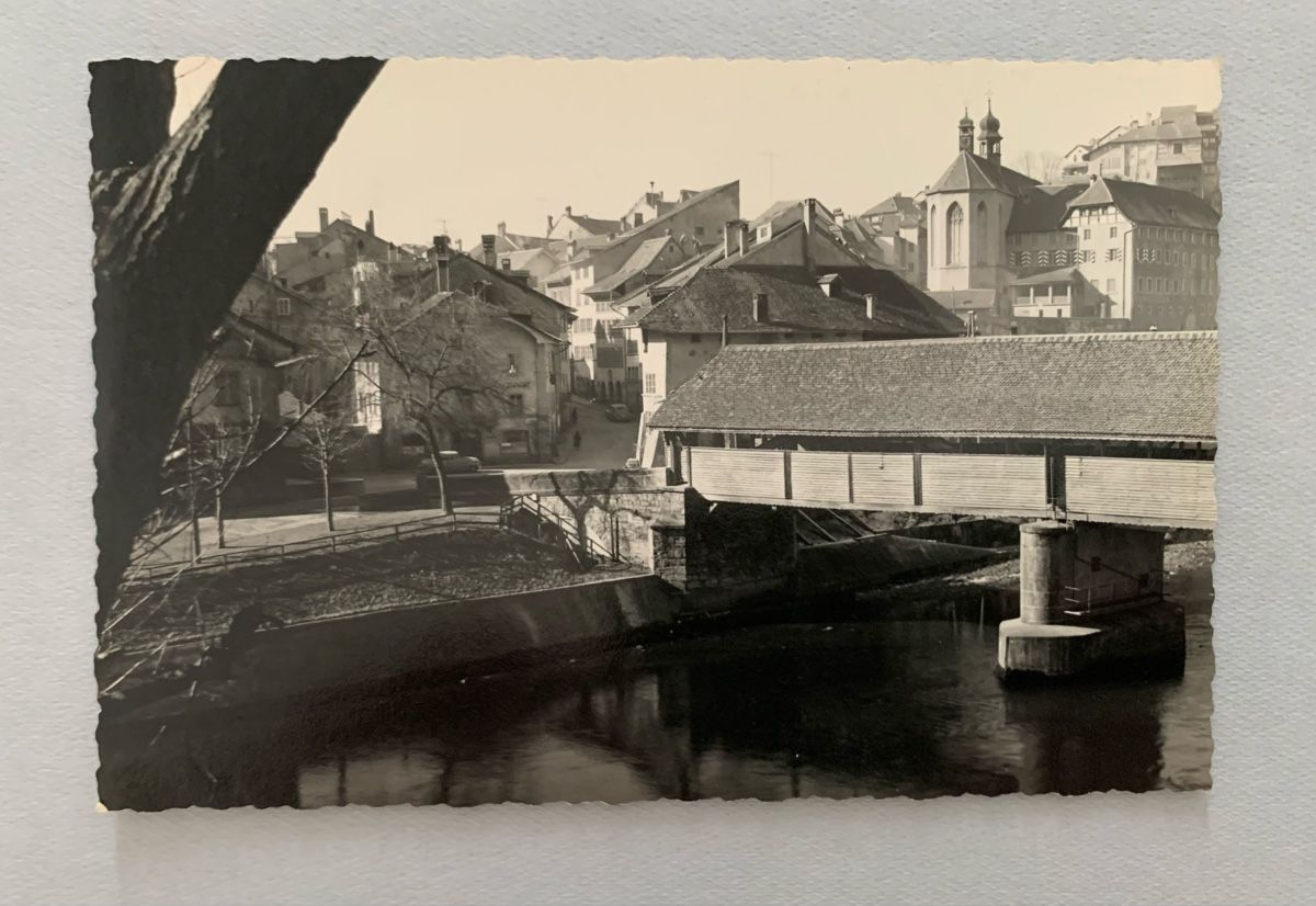 Cartoline postali:  Ansichtskarten Schweiz - Auquartier und Galterntal Freiburg – Usato da Düdingen venduto da polytropon_5 1