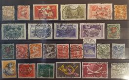 Schönes Lot ab 1908, alles saubere Vollstempel Lp