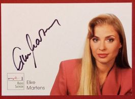 Elke Martens Autogramm signiert Foto 10x15cm